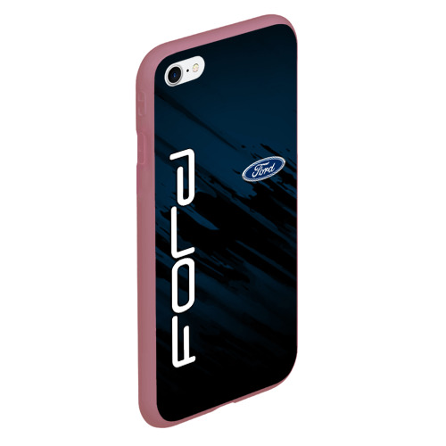 Чехол для iPhone 6/6S матовый с принтом Ford, вид сбоку #3