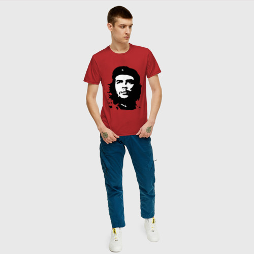 Мужская футболка с принтом Че Гевара, вид сбоку #3