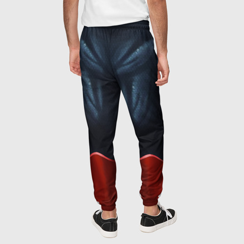 Мужские брюки 3D с принтом Супермен, вид сзади #2