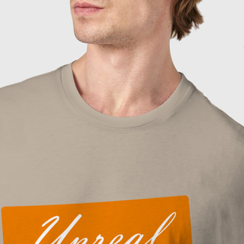 Мужская футболка хлопок с принтом Unreal Vlad - motto, фото #4