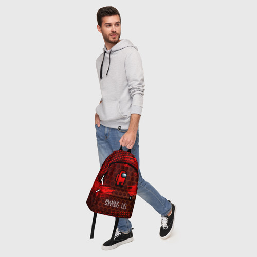 Рюкзак 3D с принтом AMONG US / АМОНГ АС, фото #5