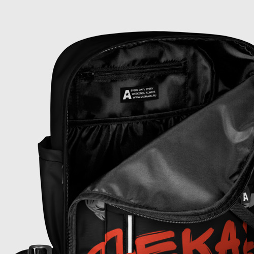 Женский рюкзак 3D с принтом Кабан секач, фото #5