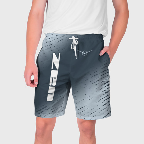 Мужские шорты 3D с принтом УАЗ, вид спереди #2