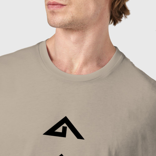 Мужская футболка хлопок с принтом Horizon Zero Dawn, фото #4