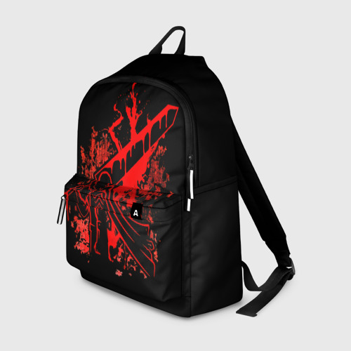 Рюкзак 3D с принтом Berserk blood, вид спереди #2