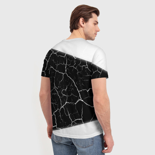 Мужская футболка 3D с принтом КОРОЛЬ И ШУТ, вид сзади #2