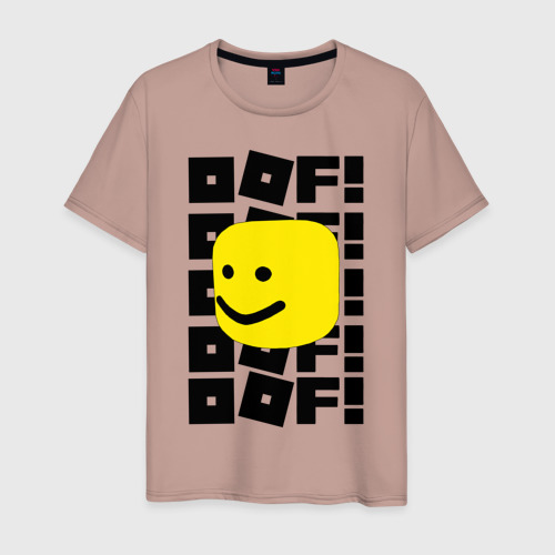 Мужская футболка хлопок с принтом ROBLOX, вид спереди #2