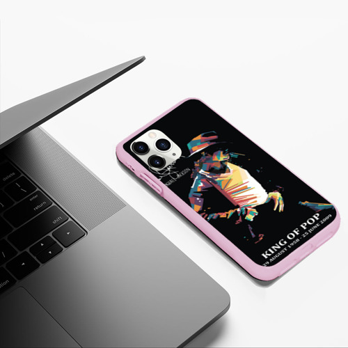 Чехол для iPhone 11 Pro Max матовый с принтом MICHAEL JACKSON С Автографом, фото #5