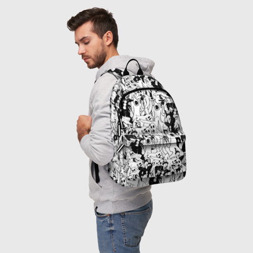 Рюкзак 3D с принтом Ghostemane, фото на моделе #1