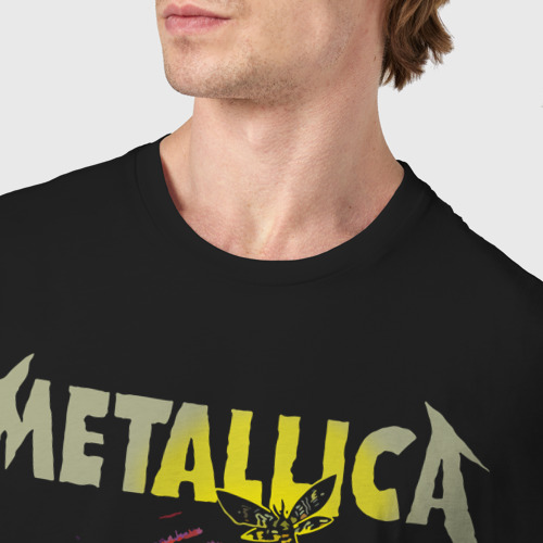 Мужская футболка хлопок с принтом Metallica, фото #4