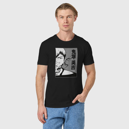 Мужская футболка хлопок с принтом Эйкити Онидзука, фото на моделе #1