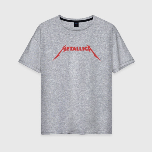 Женская футболка хлопок Oversize с принтом And Justice For All Metallica, вид спереди #2
