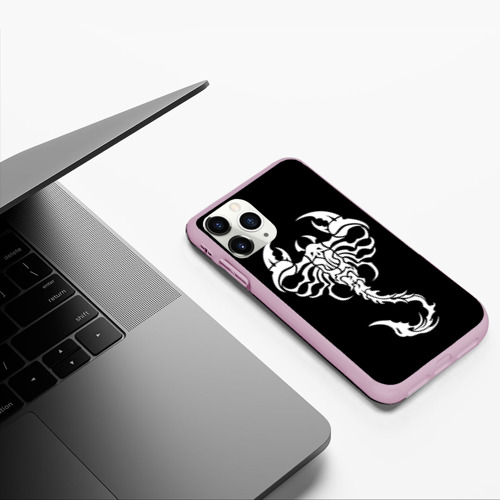 Чехол для iPhone 11 Pro матовый с принтом Скорпион, фото #5