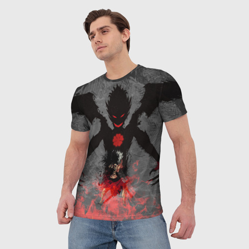 Мужская футболка 3D с принтом Демон Либе, фото на моделе #1