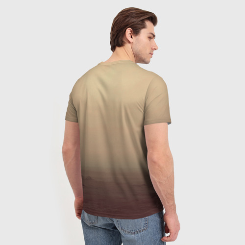 Мужская футболка 3D с принтом Бегущий по лезвию, вид сзади #2