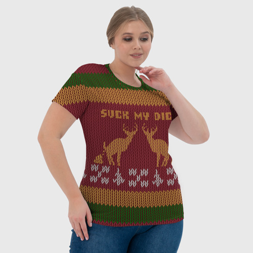 Женская футболка 3D с принтом Little Big свитер из клипа, фото #4