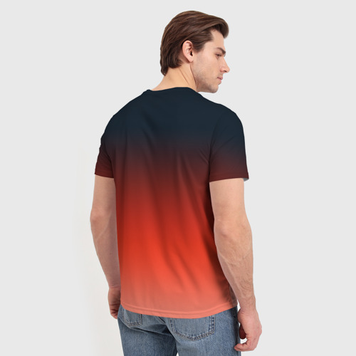 Мужская 3D футболка с принтом Магическая битва | Рёмен Сукуна, вид сзади #2