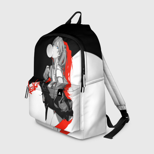 Рюкзак 3D с принтом Asuka Langley Evangelion, вид спереди #2