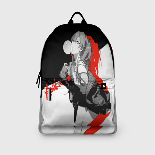 Рюкзак 3D с принтом Asuka Langley Evangelion, вид сбоку #3