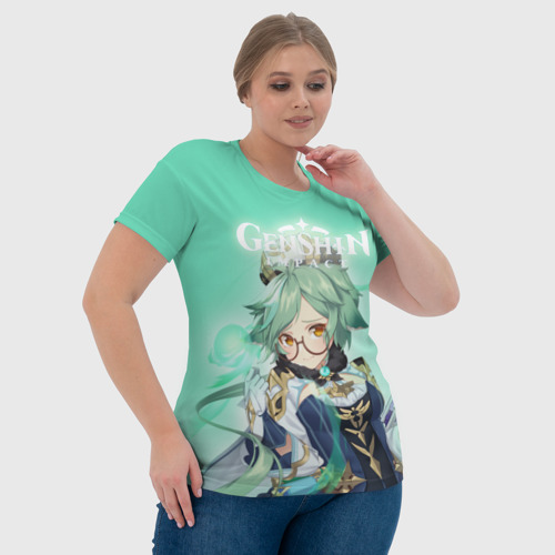 Женская футболка 3D с принтом Sucrose, фото #4