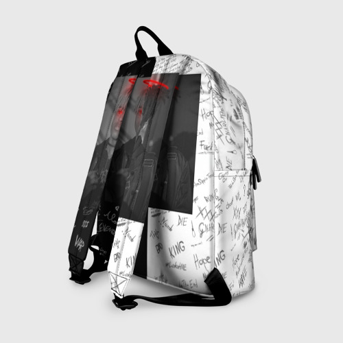 Рюкзак 3D с принтом XXXTentacion logobombing, вид сзади #1