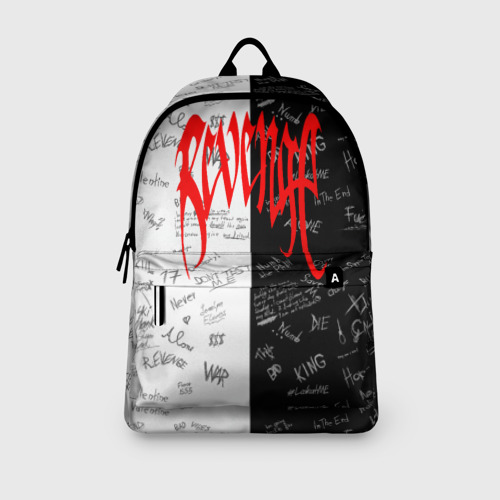 Рюкзак 3D с принтом XXXTentacion logobombing, вид сбоку #3