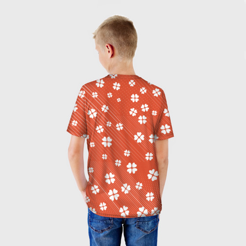 Детская футболка 3D с принтом GENSHIN IMPACT, вид сзади #2