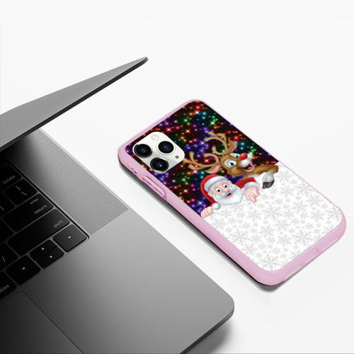 Чехол для iPhone 11 Pro Max матовый с принтом Новый Год, фото #5