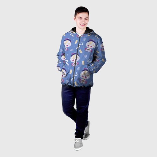 Мужская куртка 3D с принтом Genshin Impact, фото на моделе #1