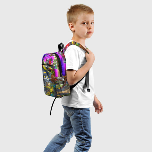 Детский рюкзак 3D с принтом Gerand, вид сзади #1