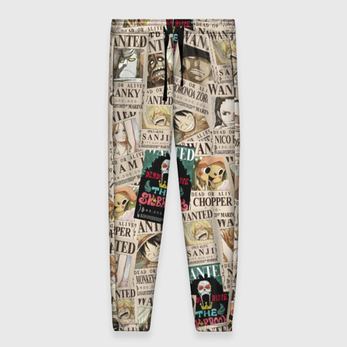 Женские брюки 3D с принтом Ван пис, вид спереди #2