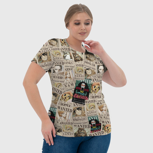 Женская футболка 3D с принтом Ван пис, фото #4