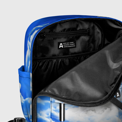 Женский рюкзак 3D с принтом Кот в облаках, фото #5