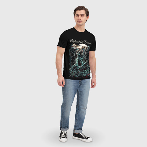 Мужская футболка 3D с принтом Children of Bodom, вид сбоку #3