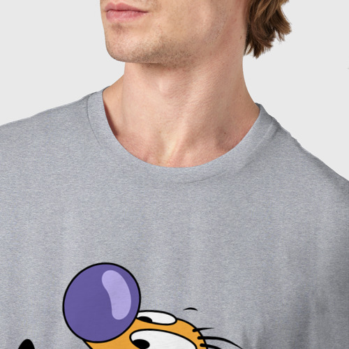 Мужская футболка хлопок с принтом Котопес, фото #4