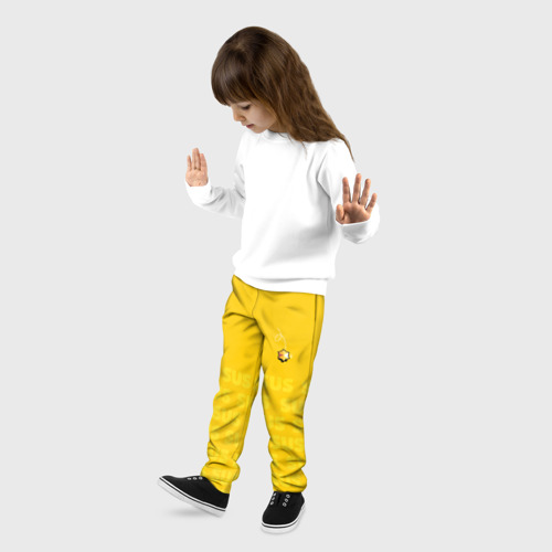 Детские брюки 3D с принтом Among Us + Brawl Stars, фото на моделе #1
