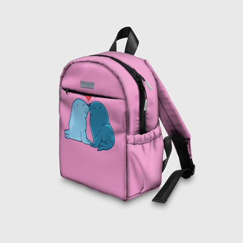 Детский рюкзак 3D с принтом Любовь, вид сбоку #3