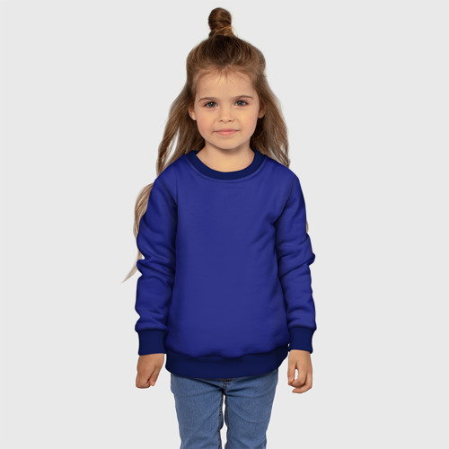 Детский свитшот 3D с принтом Синий, фото #4