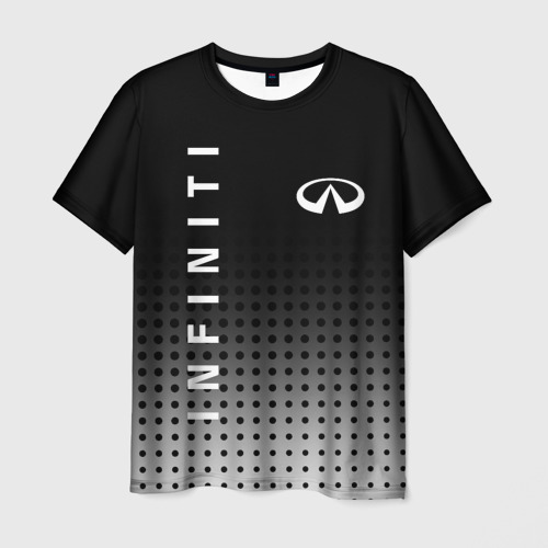 Мужская футболка 3D с принтом Infiniti, вид спереди #2