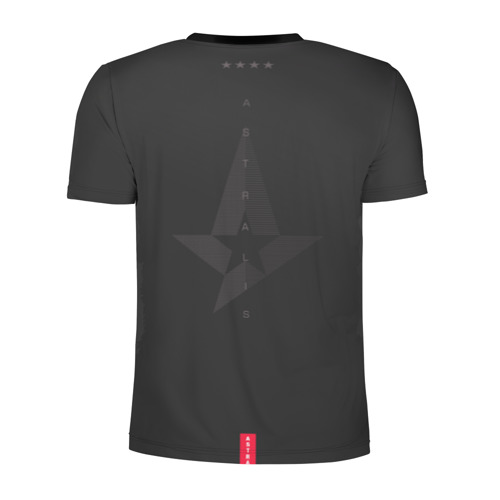 Мужская футболка 3D спортивная с принтом Astralis - Jersey Pro (2021/22, вид сзади #1