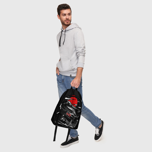 Рюкзак 3D с принтом Skyline R 34 R34 скайлайн, фото #5