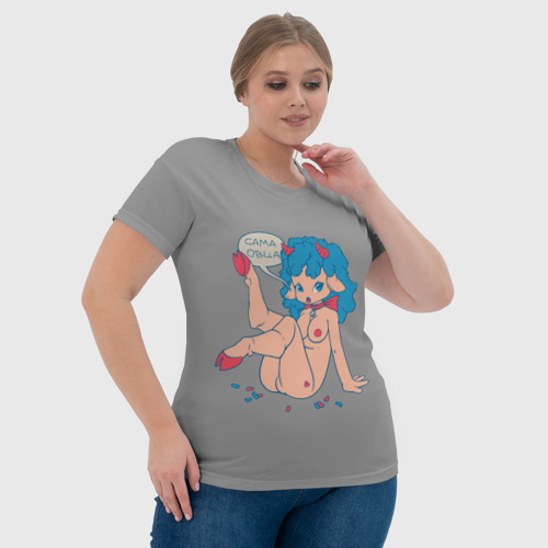 Женская футболка 3D с принтом Сама овца, фото #4