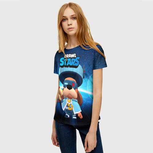 Женская футболка 3D с принтом Генерал Гавс brawl stars, фото на моделе #1