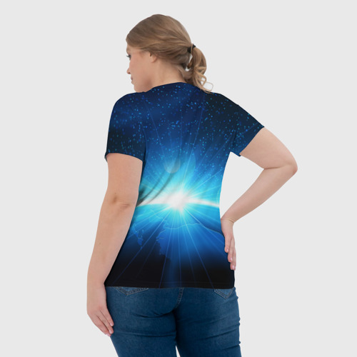 Женская футболка 3D с принтом Генерал Гавс brawl stars, вид сзади #2