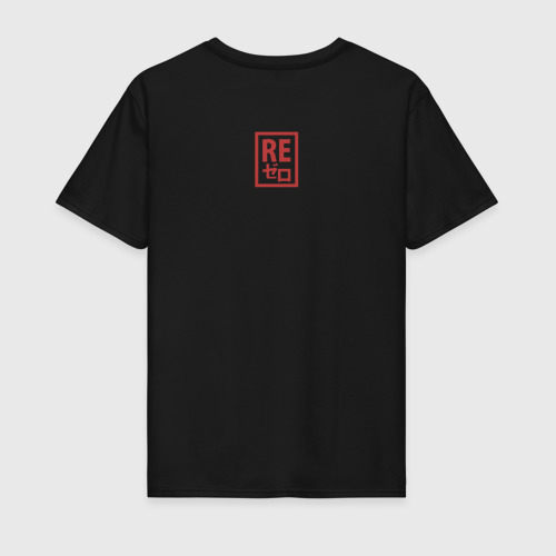 Мужская футболка с принтом Re:Zero Rem, вид сзади #1