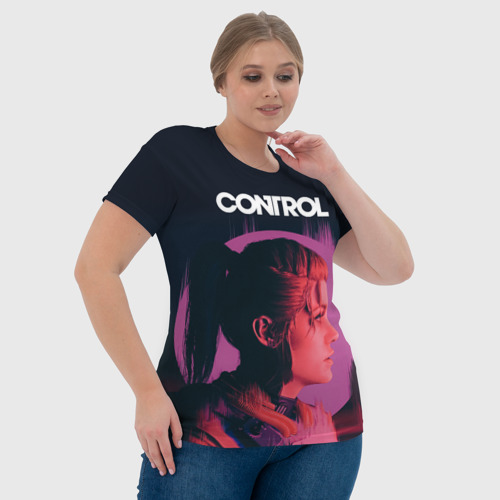 Женская футболка 3D с принтом Control | Джесси, фото #4