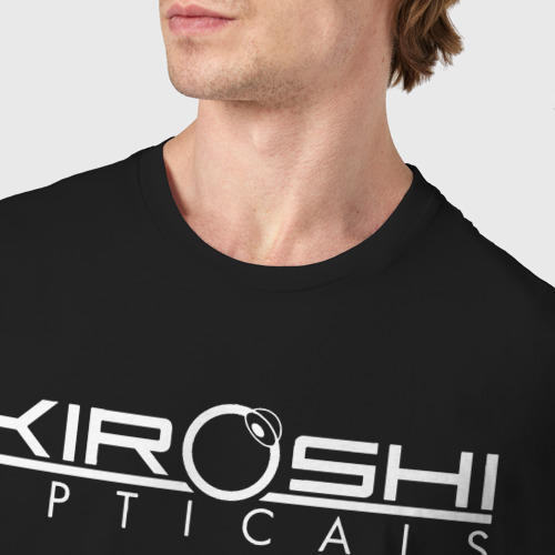 Мужская футболка хлопок с принтом Kiroshi Opticals, фото #4