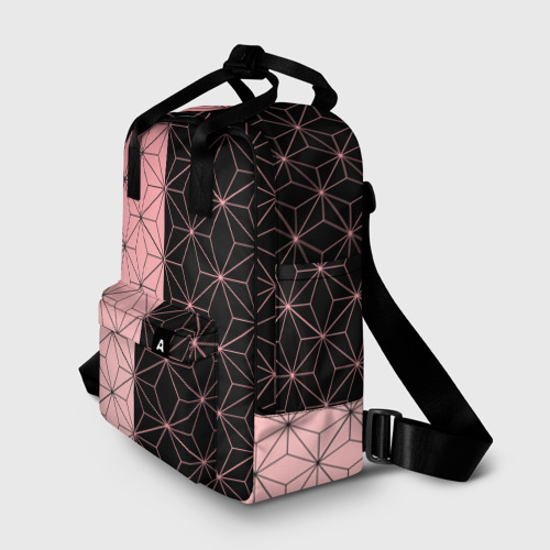 Женский рюкзак 3D с принтом КОСТЮМ НЕЗУКО | NEZUKO, фото на моделе #1