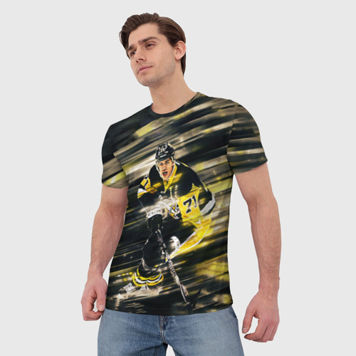 Мужская футболка 3D с принтом ЕВГЕНИЙ МАЛКИН, фото на моделе #1