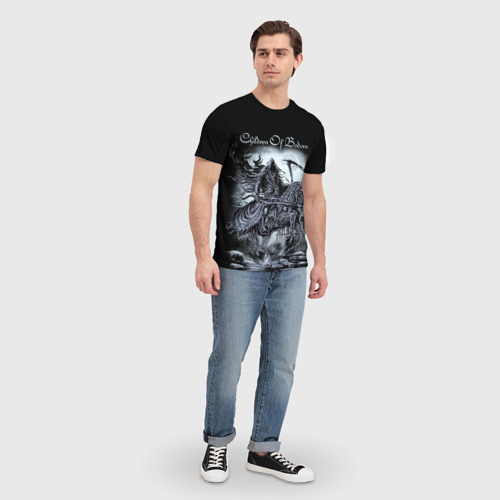 Мужская футболка 3D с принтом Children of Bodom, вид сбоку #3